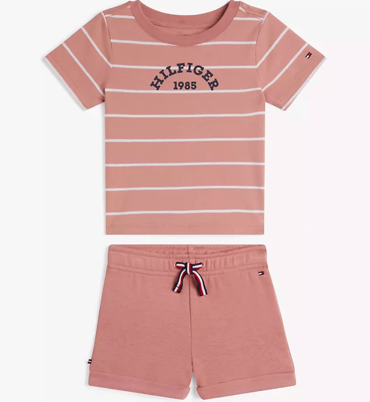 Baby boy’s stripe shirt and short set