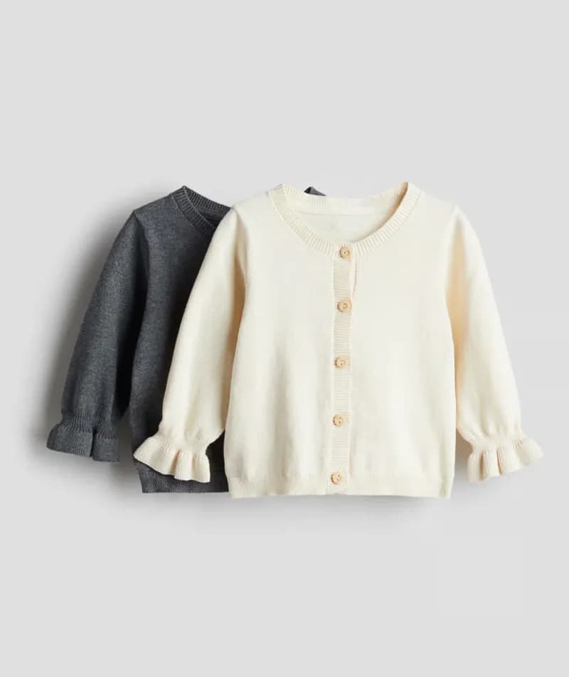 2 pack cotton cardigans