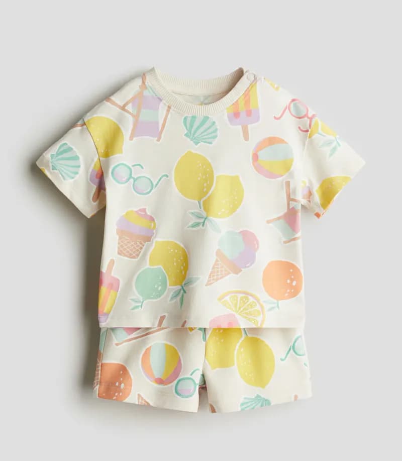 2 pc top and short set