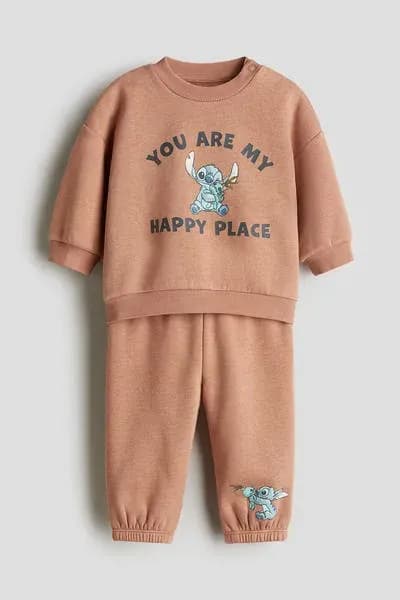 2 piece sweatshirt set Stitch
