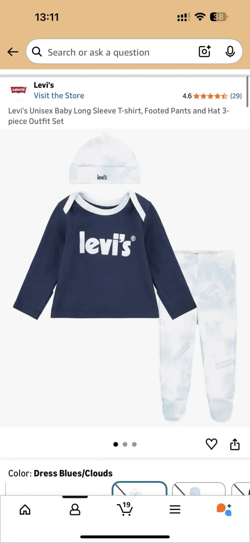 Baby boy’s 3 pc set