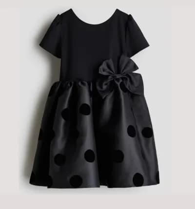 Dress with bow