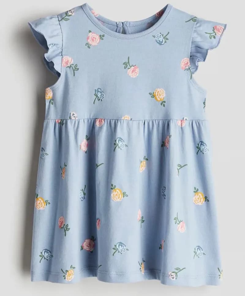 Dress with roses