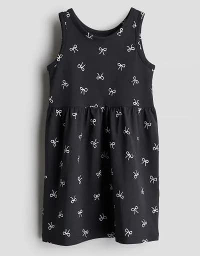 Patterned cotton dress