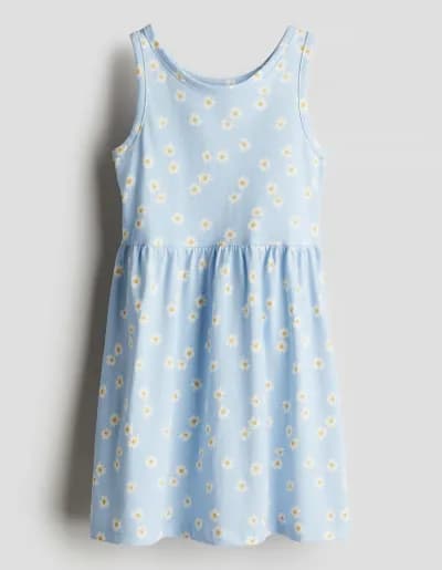 Patterned cotton dress