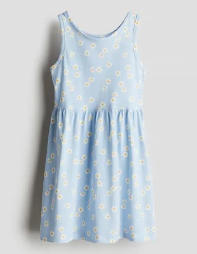 Patterned cotton dress