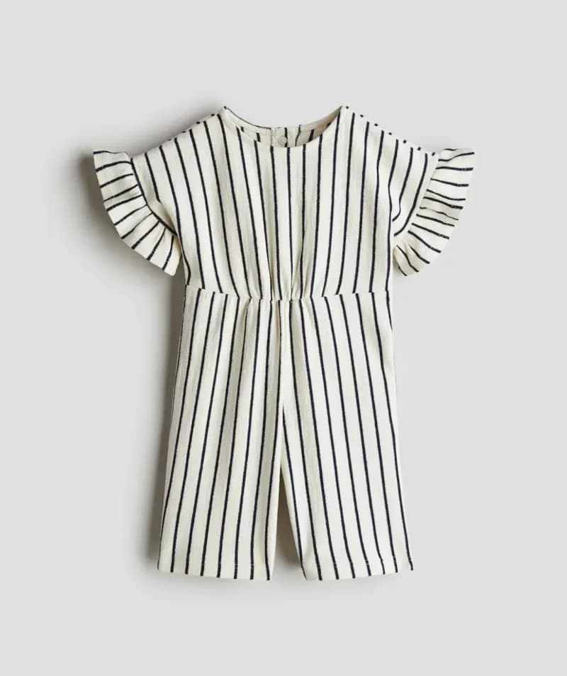 Printed romper suit