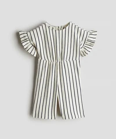 Printed romper suit